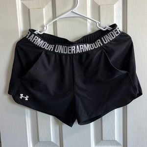 Black under armor shorts